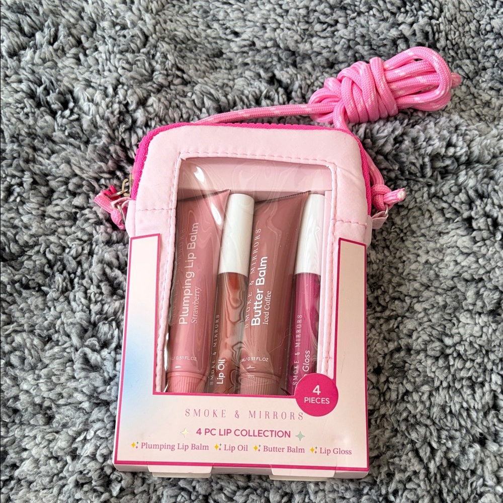Smoke & Mirrors 4-Piece Lip Collection with Pouch - Picture 2 of 5